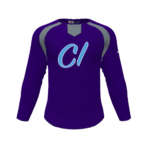 [CUS-DFW-PULL-FLC-CNK-LSL-PUR-YS-LOGO3] Pullover (Youth S, Purple, Logo 3)