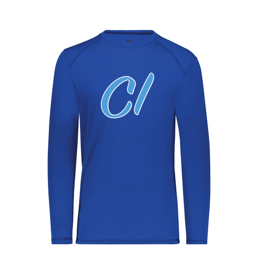 [6845.060.S-LOGO3] Men's SoftTouch Long Sleeve (Adult S, Royal, Logo 3)