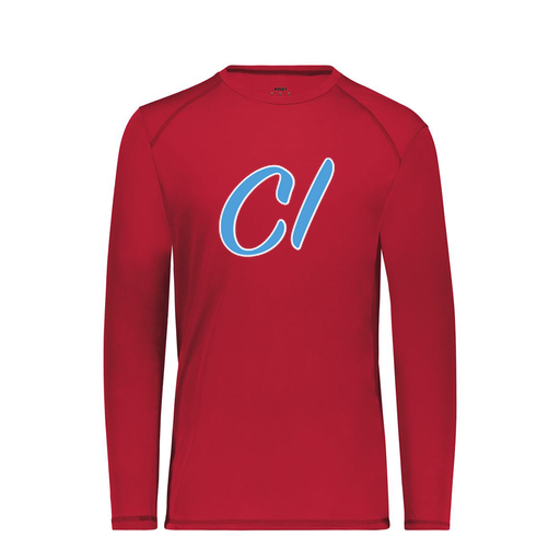 [6846.083.S-LOGO3] Youth SoftTouch Long Sleeve (Youth S, Red, Logo 3)