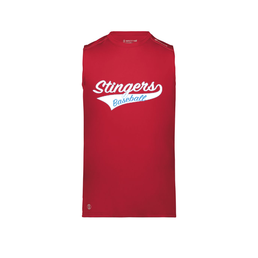 [222593.083.S-LOGO2] Men's CoolDry TankTop (Adult S, Red, Logo 2)