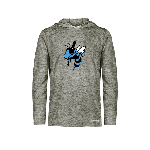 [FOLHCGGY-YS-LOGO1] Decker Youth Charge Hoodie (Youth S, Gray, Logo 1)