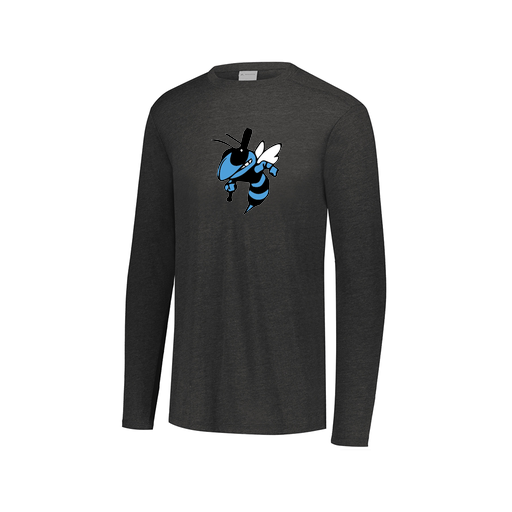 [FTLCUBBK-AXS-LOGO1] Decker Men's Tri-Blend T-Shirt - Long Sleeve (Adult XS, Black, Logo 1)