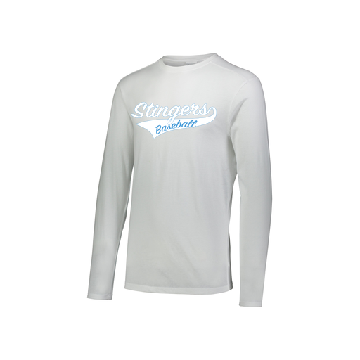 [FTLCUBWH-YS-LOGO2] Decker Youth Tri-Blend T-Shirt - Long Sleeve (Youth S, White, Logo 2)